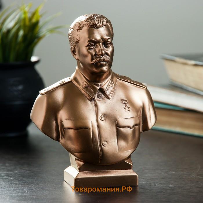 Бюст «Сталин», фигурка гипс, большой, 6×15×5 см