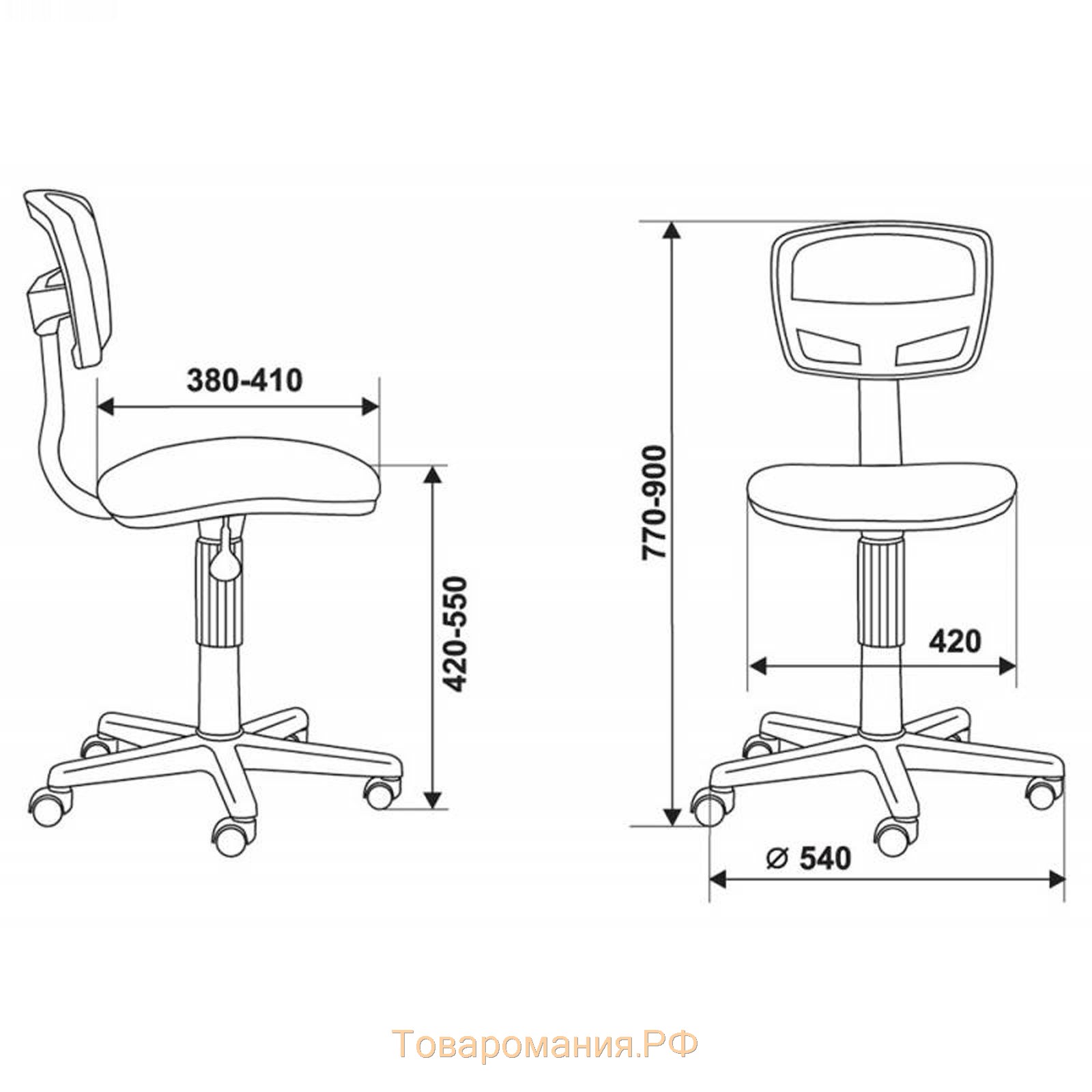 Кресло Бюрократ, серый, спинка сетка, CH-299/G/15-48