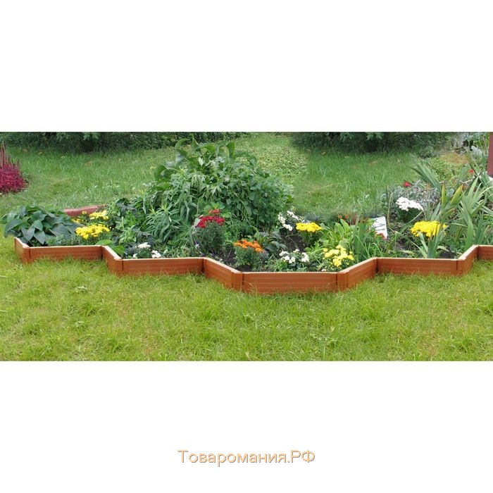 Грядка пластиковая «Плюс», 55×55×13 см, терракотовая