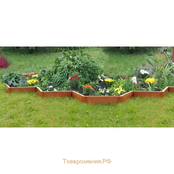 Грядка пластиковая «Плюс», 55×55×13 см, терракотовая