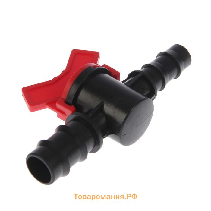 Клапан регулирующий, для шланга 3/4" (19 мм) – 1" (25 мм), пластик, Greengo