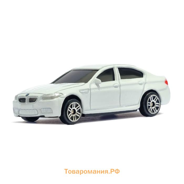 Машина металлическая BMW M5, 1:64, цвет синий