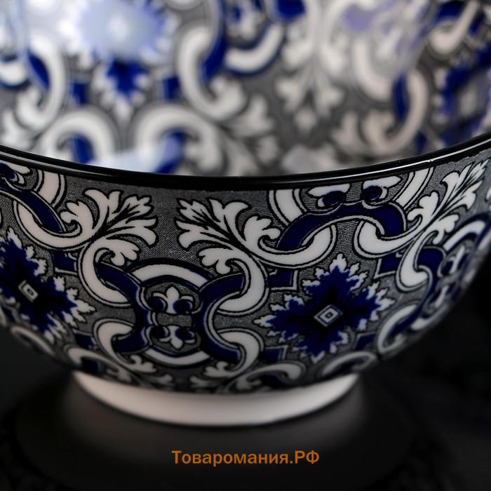 Салатник  «Дайра», 350 мл, d=12.5 см, керамика, серый