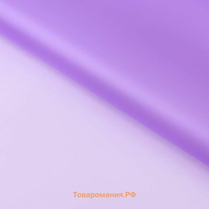 Пленка для цветов матовая «Фриз», фиолетовая, 60×60 см