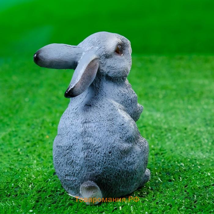 Садовая фигура из полистоуна «Кролик», 12.5×8×9 см
