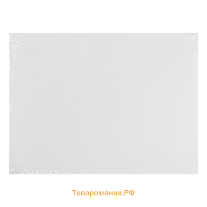 Холст на картоне 40 х 50 см, хлопок 100%, акриловый грунт, мелкозернистый, "Студия"