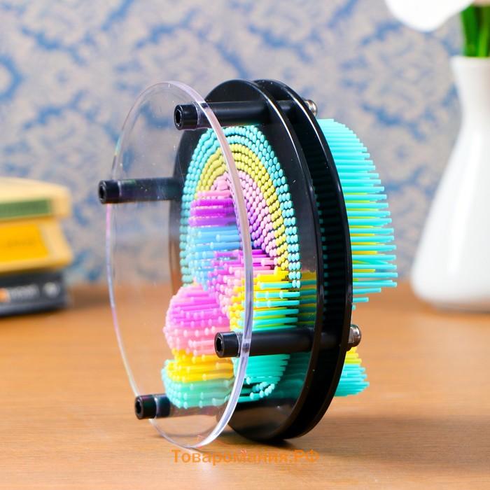 Игрушка антистресс PinART, экспресс скульптор 3D, радуга, 14×14×6 см