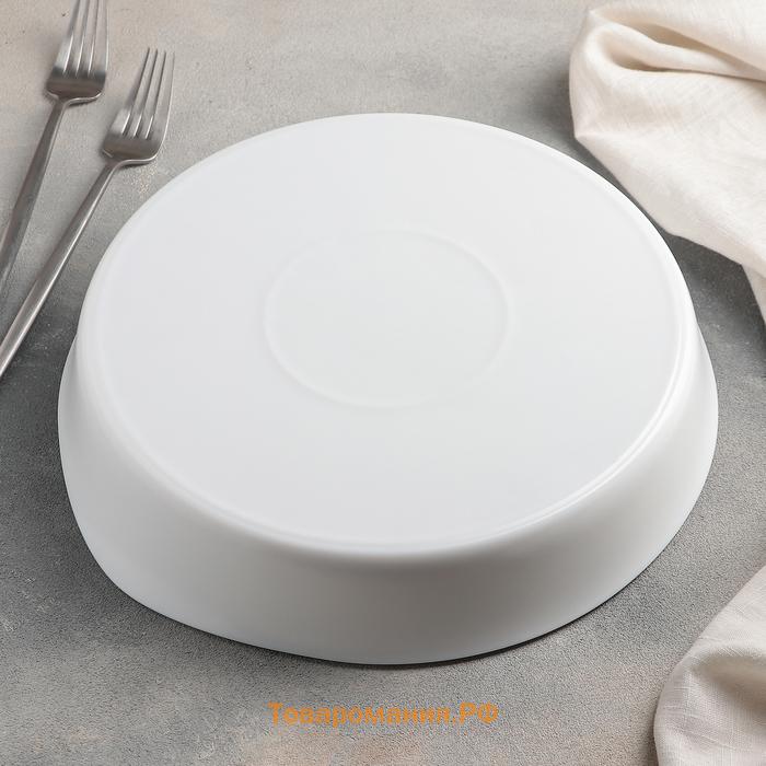 Форма для запекания Luminarc Smart Cusine, 2.2 л, d=28 см, стеклокерамика, белая