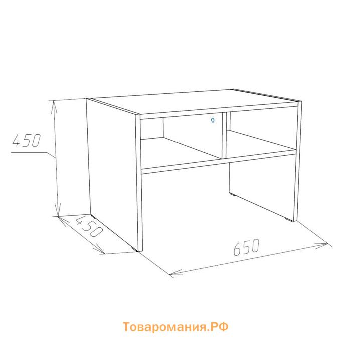 Стол приставной Лофт, Дуб сонома