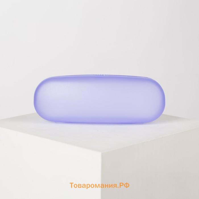 Футляр для очков на хлопушке «Толедо», длина 16 см, полупрозрачный, МИКС