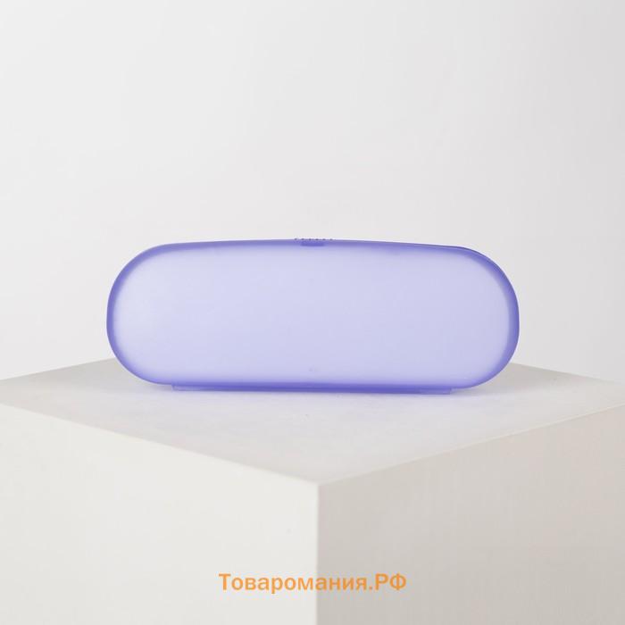 Футляр для очков на хлопушке «Толедо», длина 16 см, полупрозрачный, МИКС