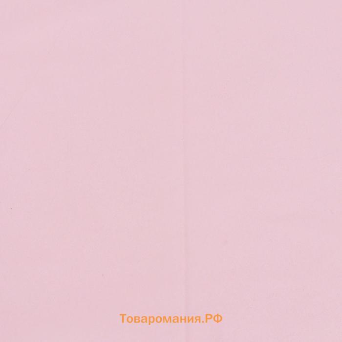 Пленка для цветов «Бронзовая полоса», светло - розовый, 58×58±5% см