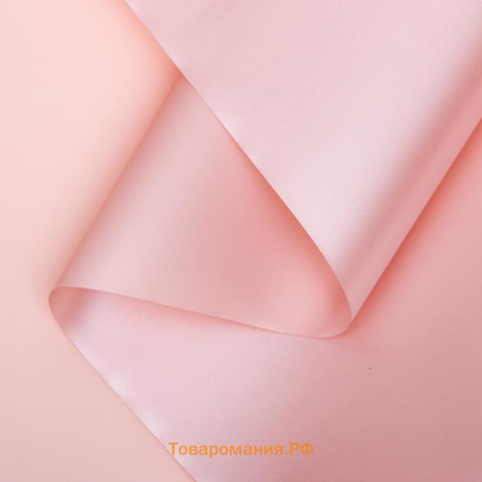 Пленка для цветов «Нежность», розовый, 0.58×10 м