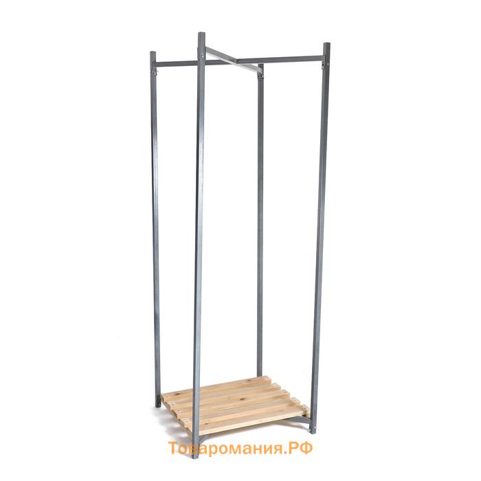 Каркас для летнего душа, 80×80×230 см, штора МИКС