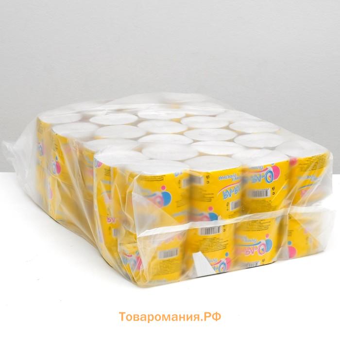 Туалетная бумага "О-ля-ля", 1 слой, без втулки