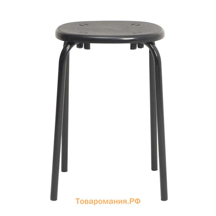 Табурет пластиковый Nika «ТП02/Ч», цвет чёрный
