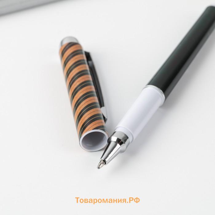 Ручка шариковая, пластиковая в открытке синяя паста 1.0 мм «Лучший из лучших»