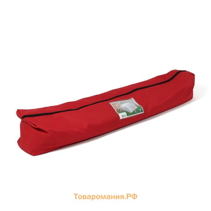 Теплица, 3,7 × 2,45 × 2,1 м, оцинкованный металл, профиль d = 25 мм, чехол из армированной плёнки 120 мкм