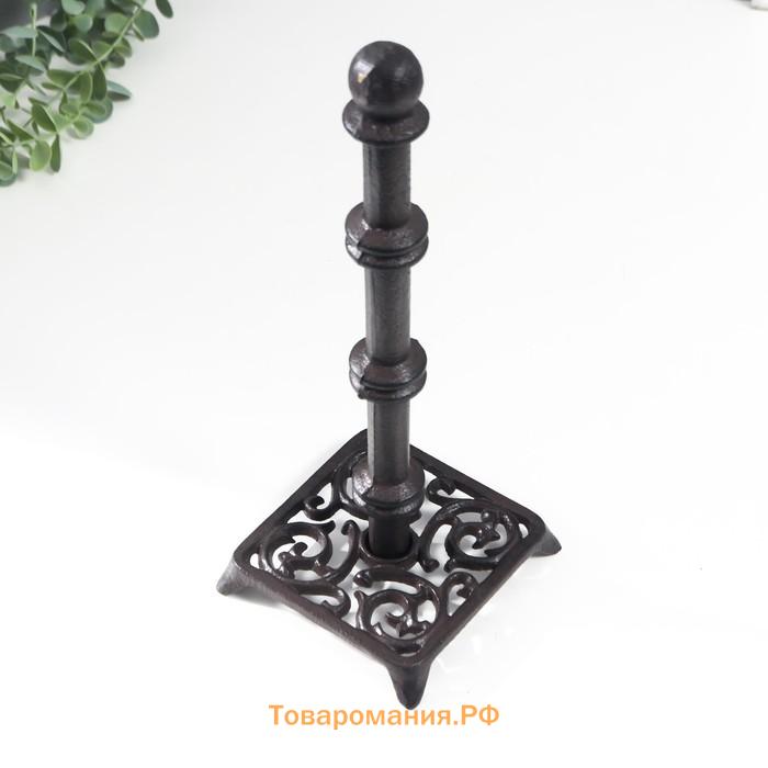 Фигурка чугун, салфетница «Узоры», 30×11×11 см