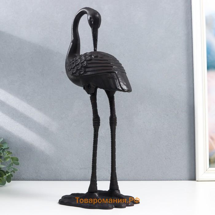Фигурка чугун «Цапля», 40×20×15 см