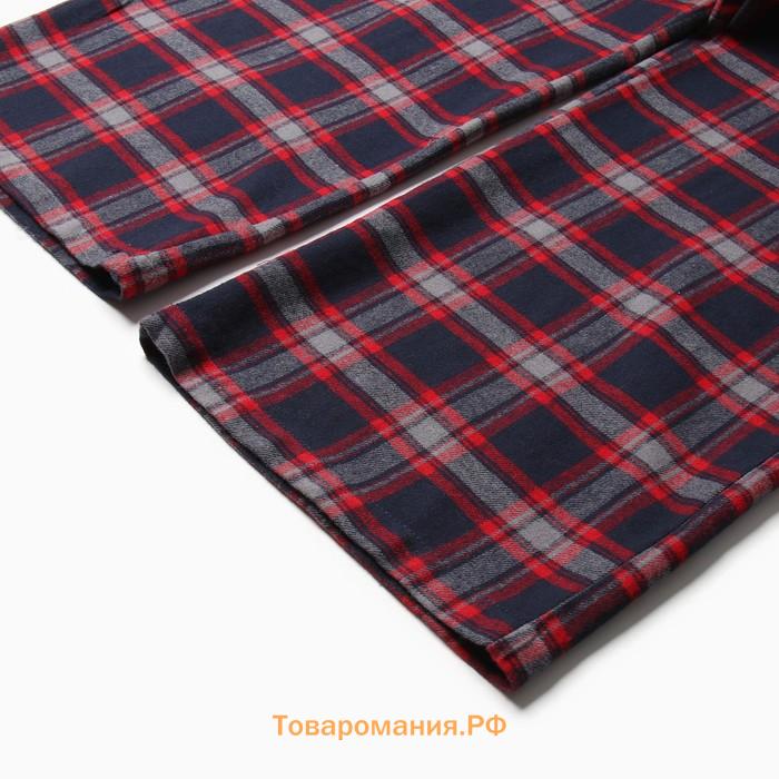 Пижама женская (рубашка и брюки) KAFTAN размер 40-42, синий
