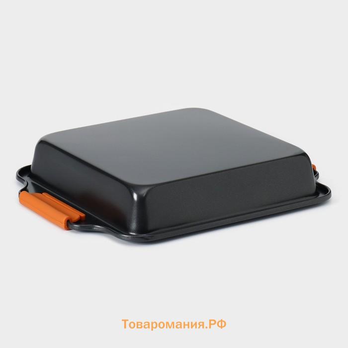 Противень для выпечки Magistro French Bakery, 27×22.5×4 см, антипригарное покрытие