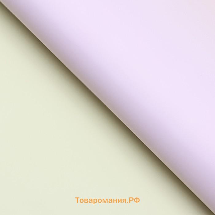 Пленка для цветов матовая, «Переход», 58×58 см