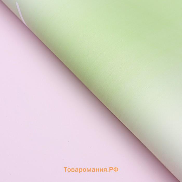 Пленка для цветов матовая, «Переход», 58×58 см