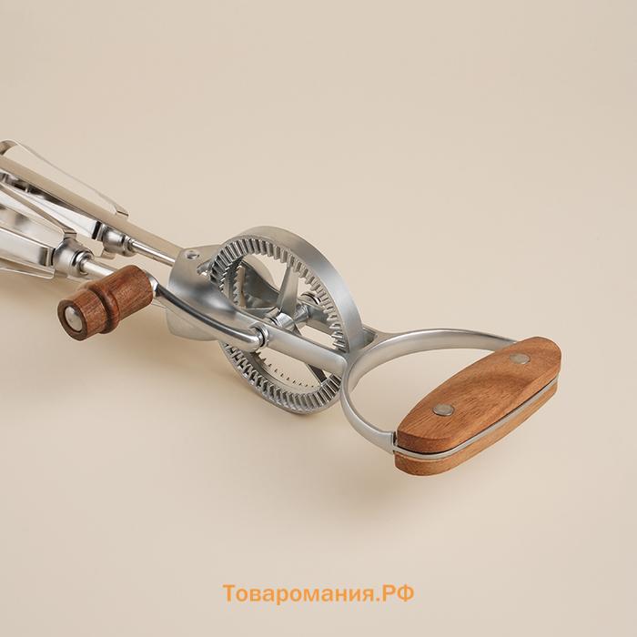 Венчик ручной SL Home Rueda, 30.5×11×7.5 см, серебристый