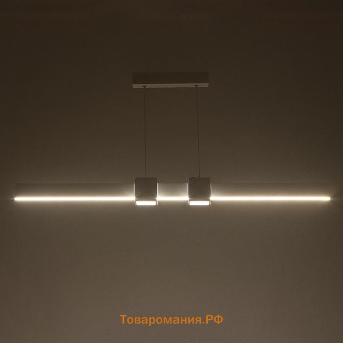 Светильник с ПДУ "Наоми" LED 18Вт 3000-6000К белый 100х100 см