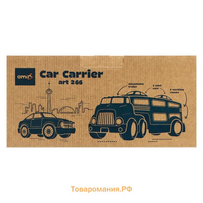 Автовоз Car Hauler №2, цвета МИКС