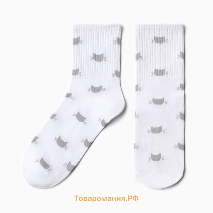 Новогодний подарочный набор маска и носки KAFTAN "Киса" размер 36-39 (23-25 см)