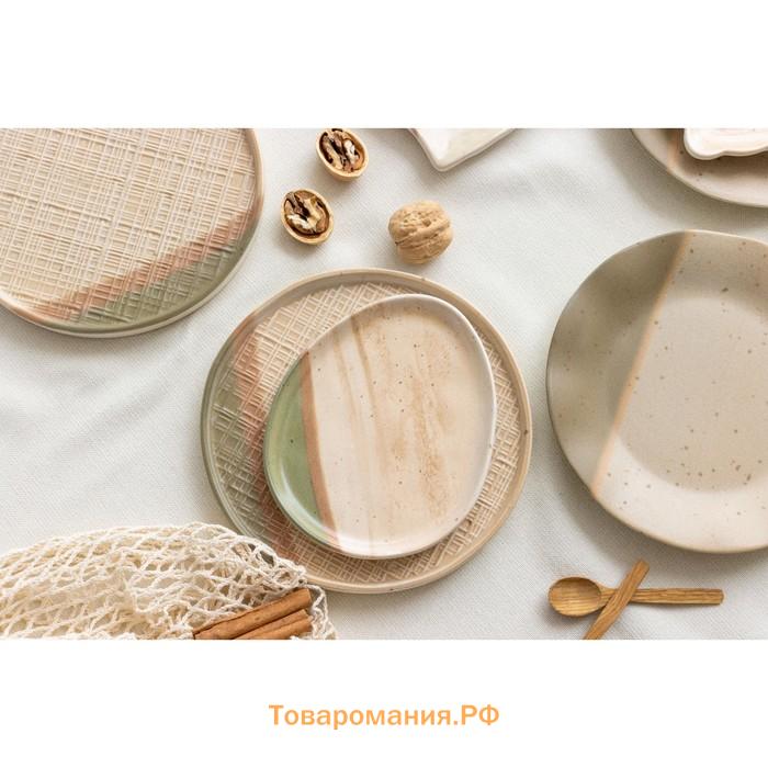 Тарелка керамическая «Самоцвет», 21.2 см, Dolce Ceramo
