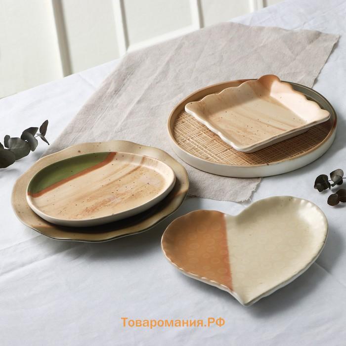 Тарелка керамическая «Самоцвет», 21.2 см, Dolce Ceramo