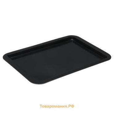 Противень  «Жаклин. Прямоугольник», 42×29×2 см, антипригарное покрытие, чёрный