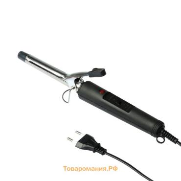 Плойка LW-03, 30 Вт, алюминиевое покрытие, d=16 мм, 180°С, с ионизацией, чёрная