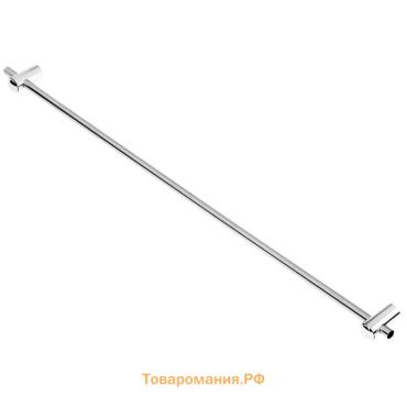 Рейлинг 60 см, d=1 см, c комплектом для монтажа, хромированные