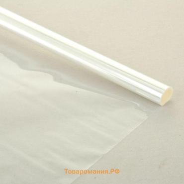 Плёнка для цветов прозрачная 1×10.4 м, 400 г, 40 мкм