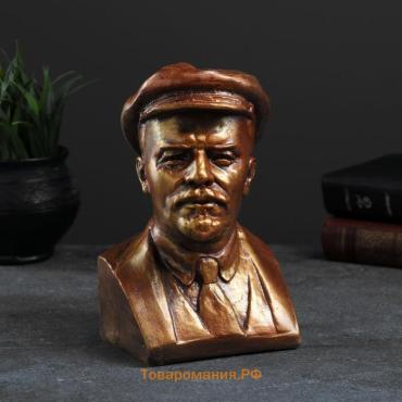 Бюст «Ленина», фигурка полистоун, под бронзу, 14×21 см