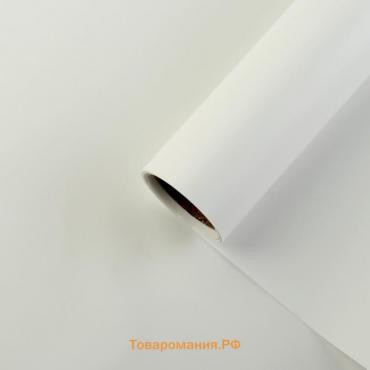 Пленка для цветов «Перламутр», белый, 58 см × 5 м