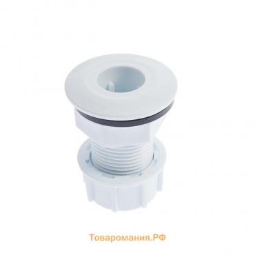 Штуцер MasterProf ИС.130838, 3/4", для емкостей, с прокладкой, пластиковый