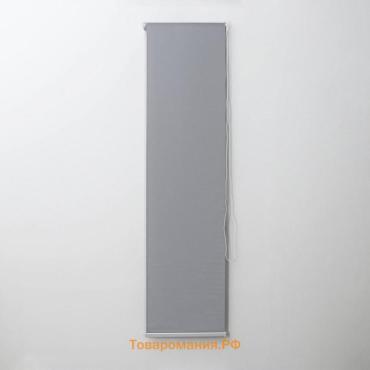 Штора рулонная «Механика», 50×200 см (с учётом креплений 3.5 см), серая