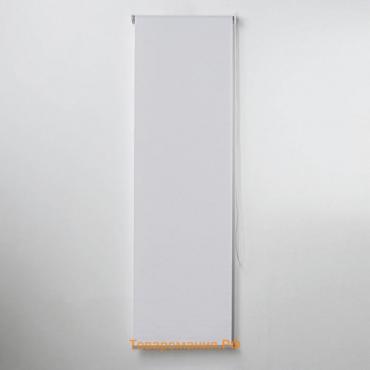 Штора рулонная «Механика», 60×200 см (с учётом креплений 3.5 см), белая