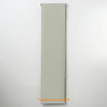 Штора рулонная «Механика. Блэкаут», 50×180 см (с учётом креплений 3.5 см), бежевая
