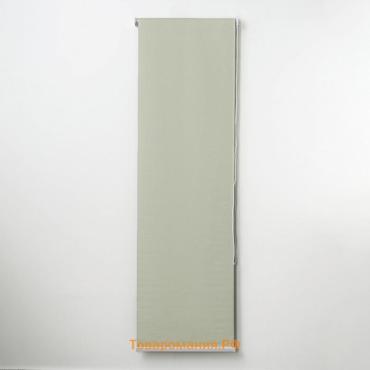 Штора рулонная «Механика. Блэкаут», 60×180 см (с учётом креплений 3.5 см), бежевая