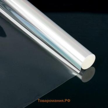 Плёнка для цветов прозрачная 0.6×9.3 м, 200 г, 40 мкм