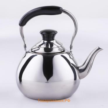 Чайник для плиты Orchid, 1 л, нержавеющая сталь, серебристый