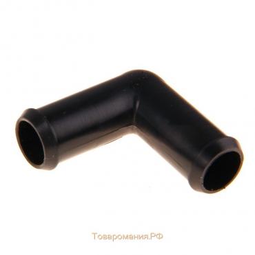 Соединитель L-образный, 5/8" (16 мм), пластик
