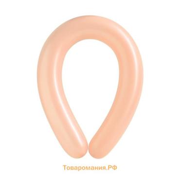 Воздушные шары для моделирования 125 см, d=7.5 см, 10 шт., макарун, телесные