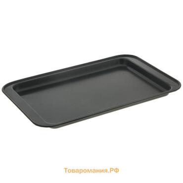 Противень  «Жаклин. Прямоугольник», 25.7×37.5×2 см, антипригарное покрытие, чёрный